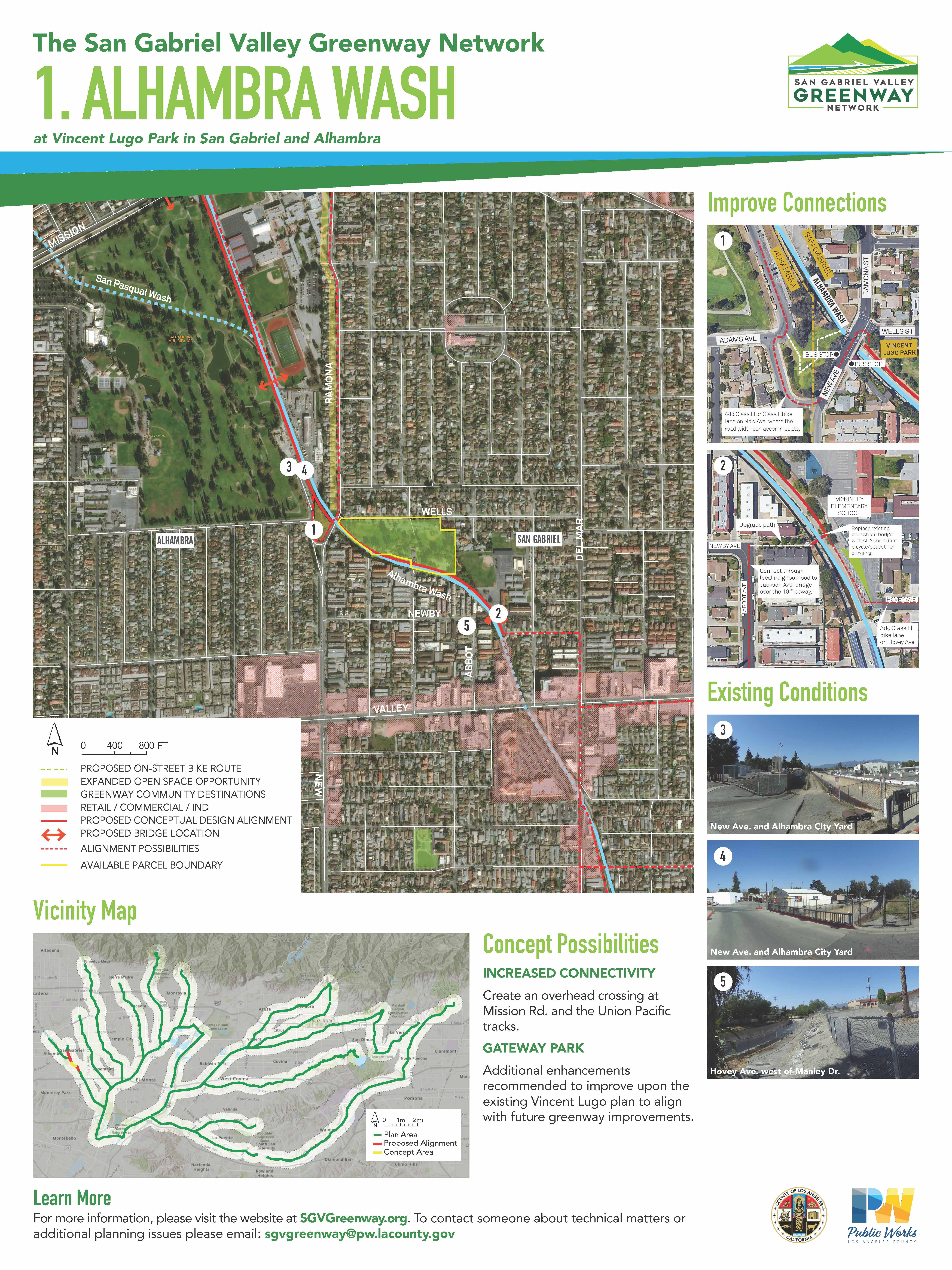 San Gabriel Valley Concept 1 - Alhambra Wash