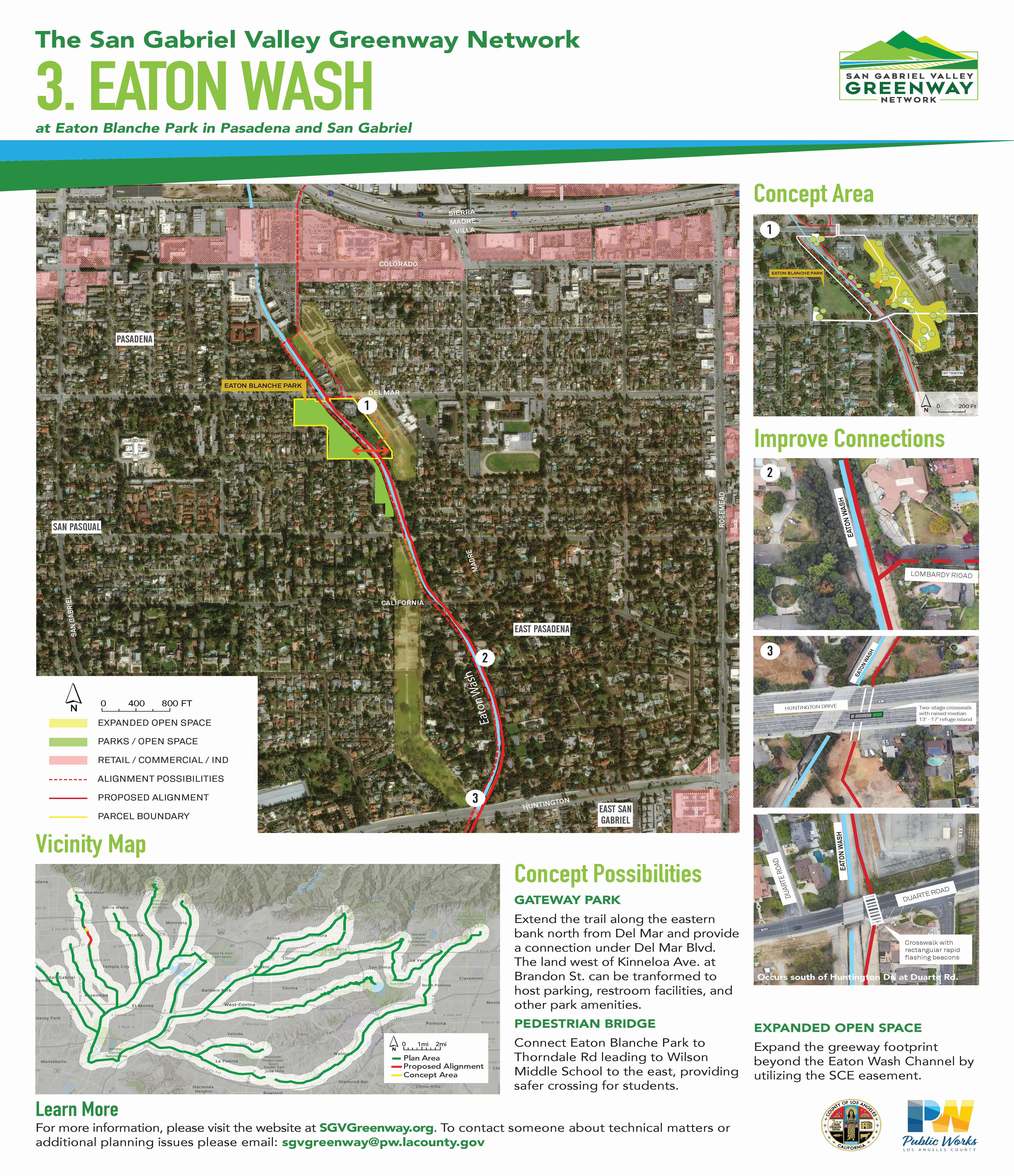 San Gabriel Valley Concept 3 - Eaton Wash